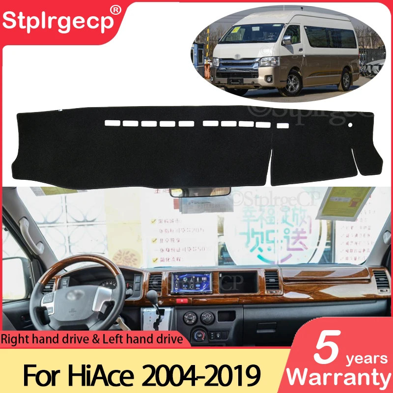 for Toyota HiAce Commuter RegiusAce Mazda Bongo 2004~2019 Anti-Slip Mat Dashboard Cover Pad Sunshade Dashmat Car Accessories Rug