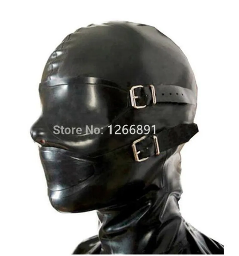 Heiße sexy Dessous-Design, sexy Produkte, handgefertigt, individuelle Größe, weibliche Frauen, Latex-Maske, Hauben, Reißverschluss hinten, Fetisch (kein Mundstopfen)