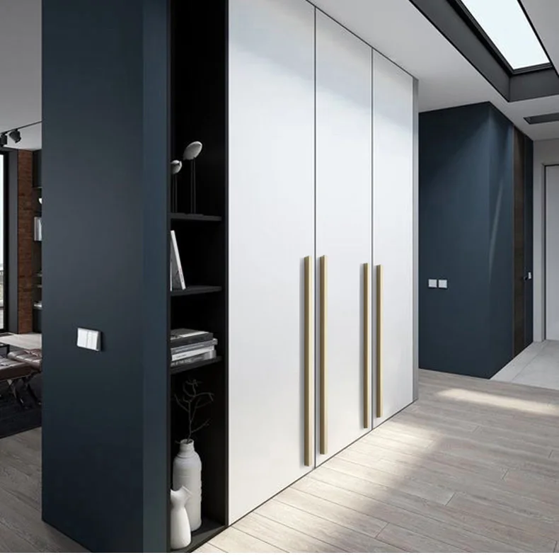 WV Lange Schrank Griffe Gebürstet Gold T Bar Aluminium 1200mm Möbel Griffe Küche Schrank Zieht Schublade Knöpfe PenHardware 287 – Detail 9