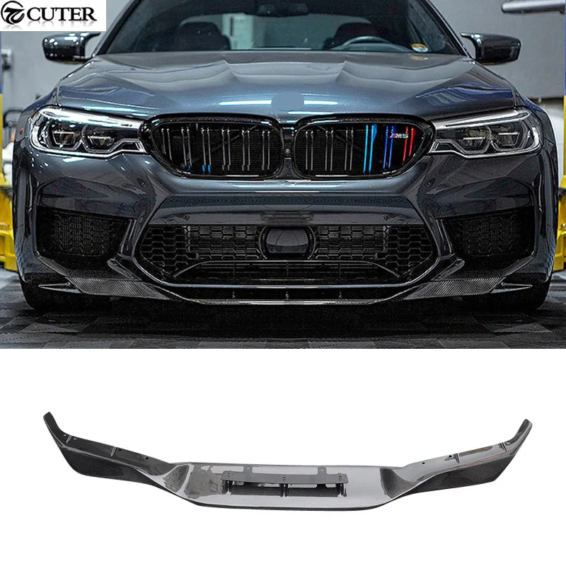 F90 M5 G30 5 Series Carbon Fiber Auto Car Front Bumper Lip for Bmw F90 M5 G30 M5 Front Bumper Rkp Style