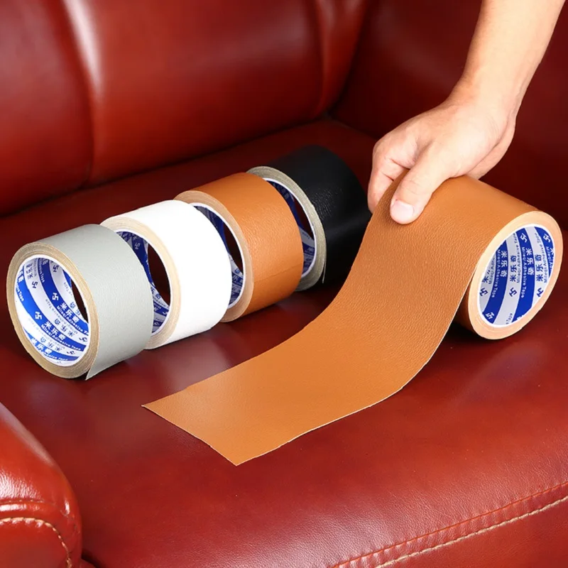 Length: 5 m; Width : 5 -10 -15 - 20 cm, Leather Repair Tape Patch Leather Self-Adhesive Repair, First Aid Patch No Heat Required