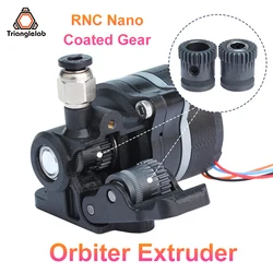 Trianglelab RNC Nano Coated Gear Orbiter Extruder V1.5.1 Full Version With MOTOR for Compatibility DDE-O PLA PEI TPU ABS