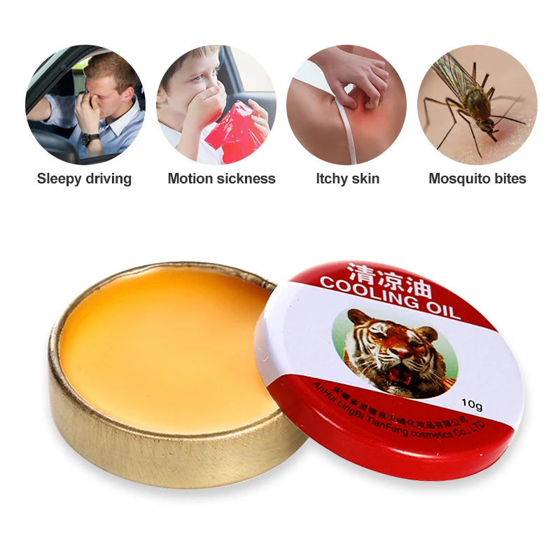 5Types Tiger Balm Cooling Oil Multifunction Ointment Relief Muscle Pain Flatulence Cold Headache Prevent Mosquito Bites Stings