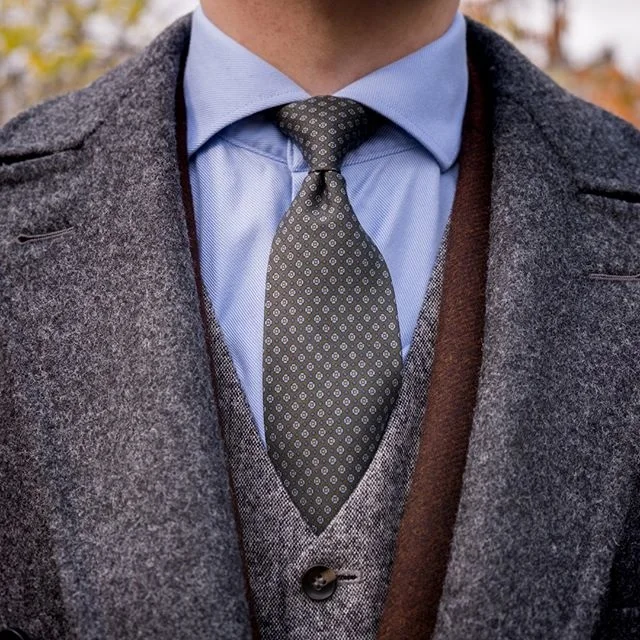 Abrigo cálido de Tweed para hombre, chaqueta a medida, gruesa, de doble botonadura, para boda, de invierno, una sola pieza