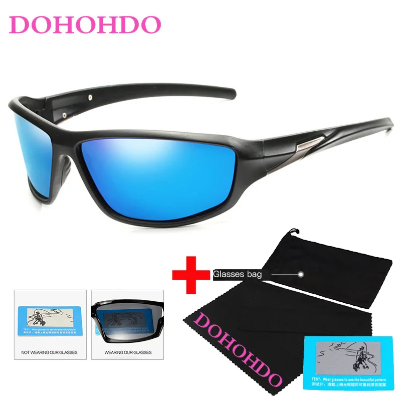 

DOHOHDO Fashion Brand Polarized Driving Night Vision Glasses Men Women Square Sunglasses UV400 Goggles Outdoor Sports Eyewears