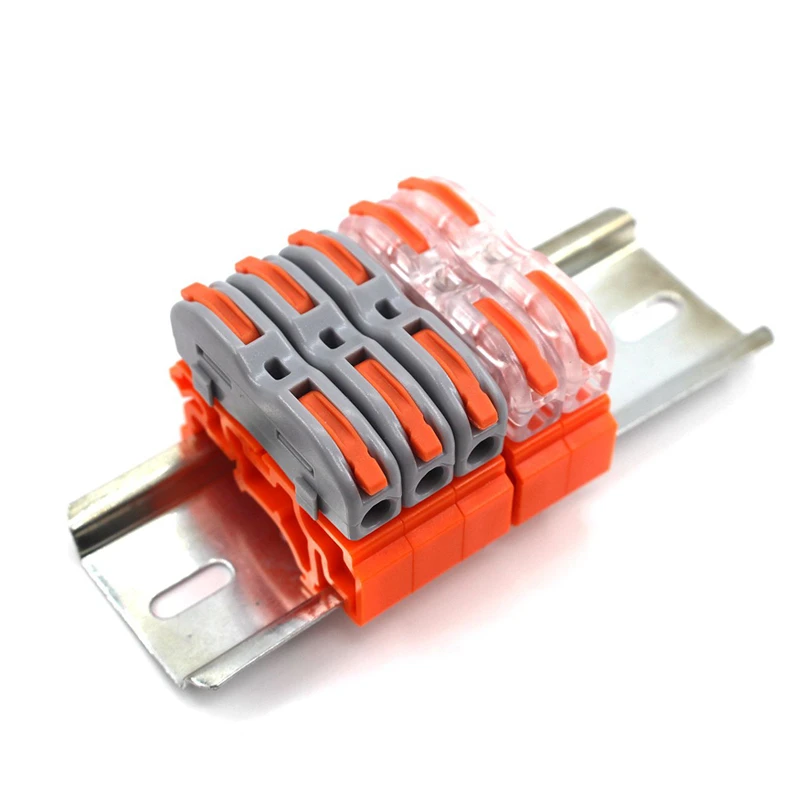 10PCS Wire Connector P421 Splicing Terminal Blocks For Electrical Cables Mini Fast Universal Wiring Connector Lamp Connectors