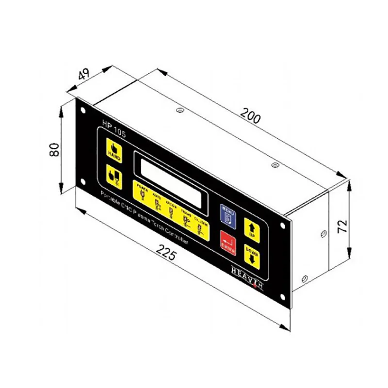 Regolatore di altezza della tensione dell'arco al plasma CNC, regolatore di altezza della macchina da taglio CNC desktop portatile HP105