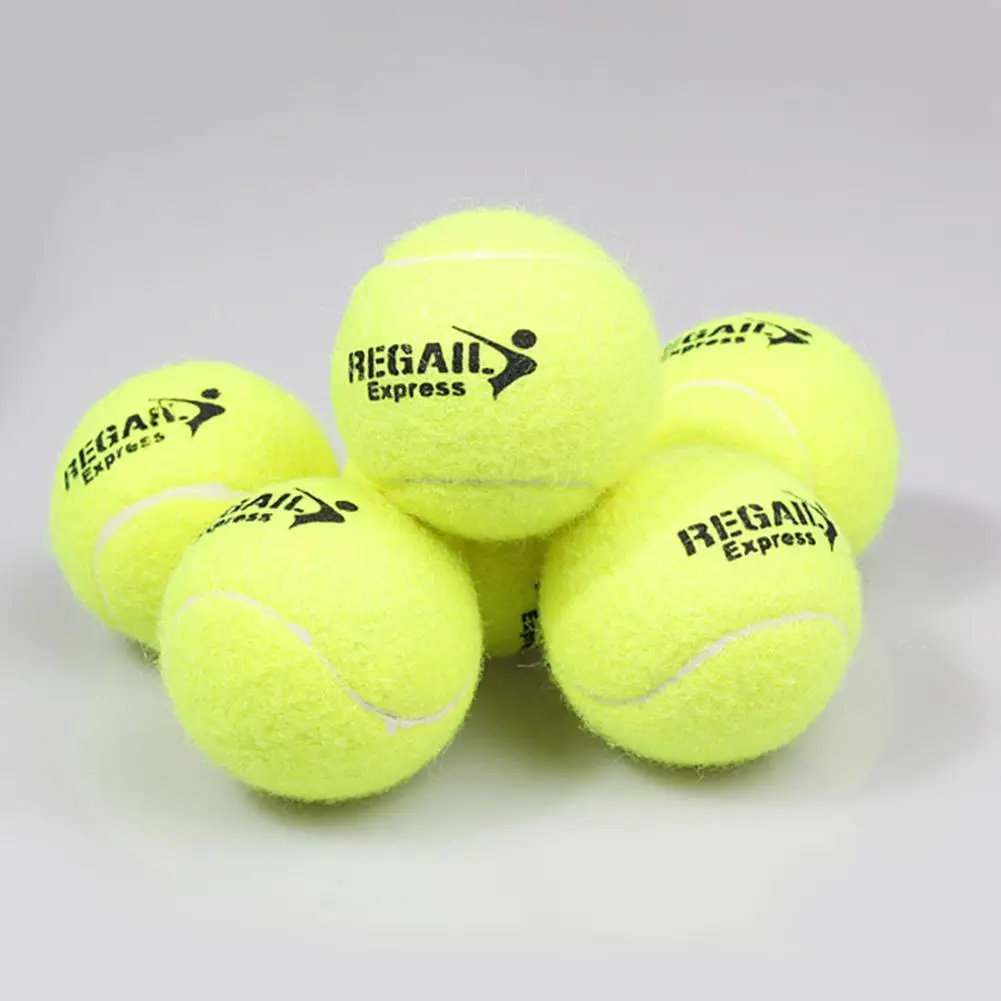 Professional Rubber Tennis Ball High Resilience Durable Tennis Practice Ball for School Club Competition Training Exercises Hot