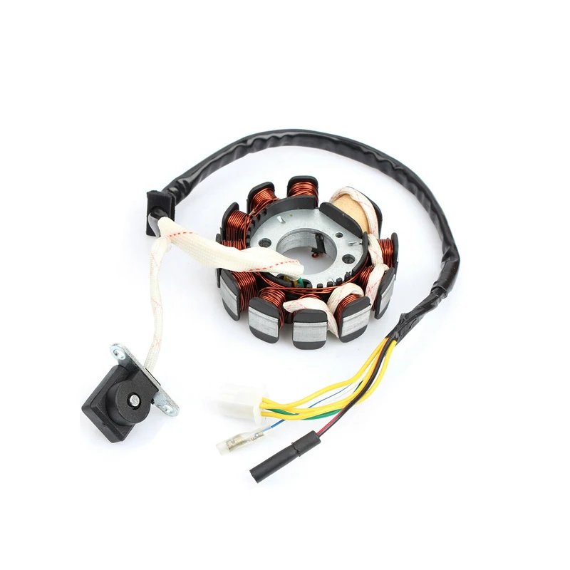 Magneto Ignition Stator Coil 11 Poles For GY6 125cc 150cc Moped Scooter ATV Quad Go Kart Motocross Motorcycle 152QMI 157QMJ Bike