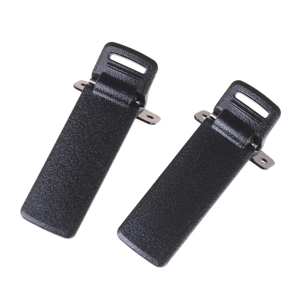 2Pcs Belt Clips Screws Walkie Talkie Spare Part Back Belt Clip For Baofeng UV-5R 2-way Radio UV5R