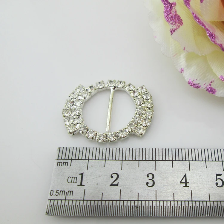 10pcs rhinestone buckle for wedding invitation card 10mm