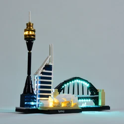EASYLITE LED Light Kit For 21032 Architecture Skyline Sydney Building Blocks DIY Toys Lighting Set No Model
