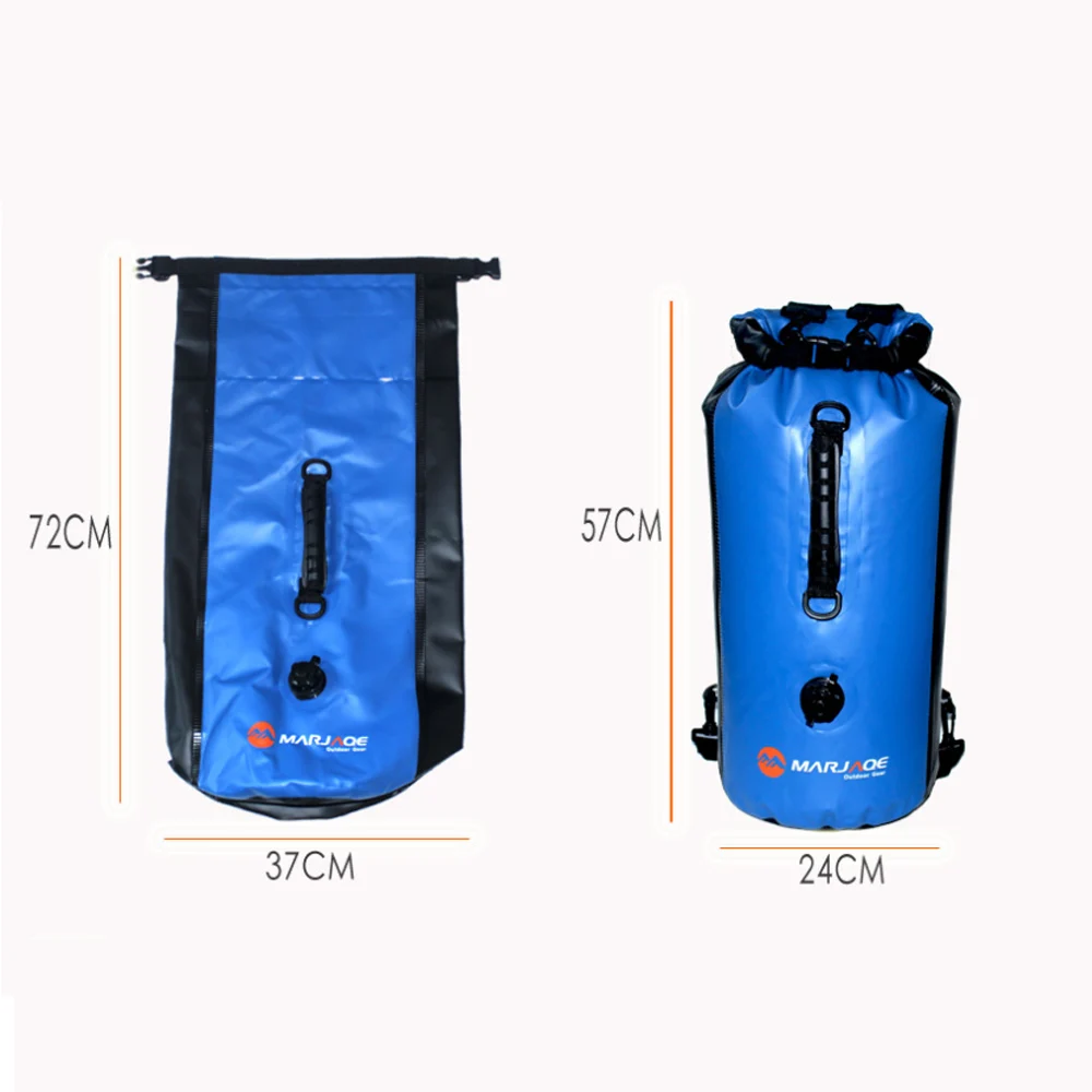 YIXIAO 30L Waterproof River Trekking Swimming Backpack Outdoor Floating Rafting Kayaking Knapsack Hiking Camping Backpack