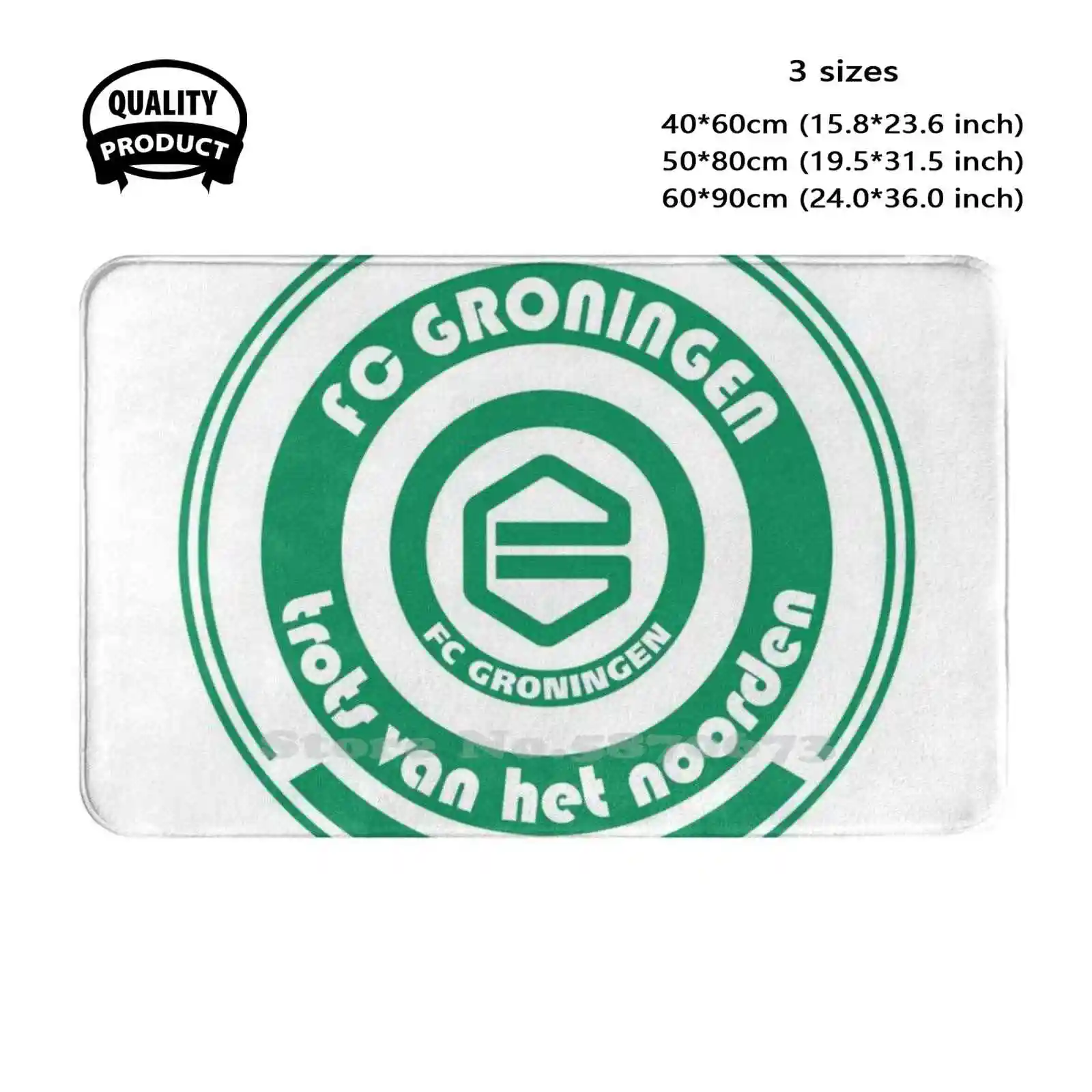 

Eredivisie-Team Eindhoven Soft Cushion Home Carpet Door Mat Car Rug Football Eredivisie Fc Groningen Trots Van Het Noorden