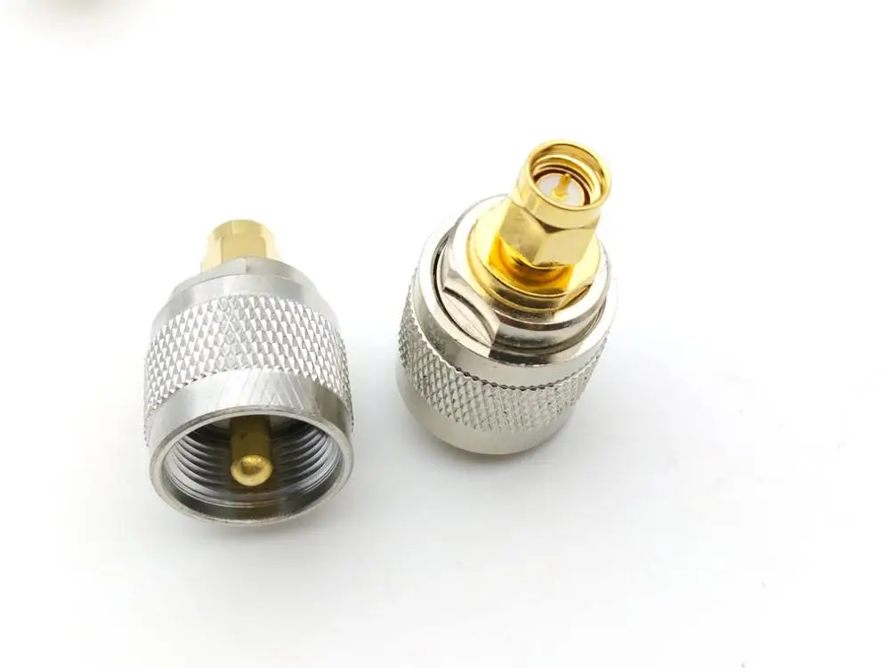 

copper SMA Plug to UHF PL-259 Male Plug RF Adapter Connector