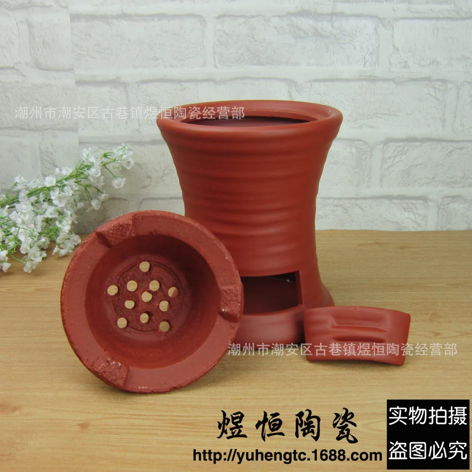 

Yixing Purple Sand Pottery Charcoal Stove Tea Accessories Burning Charcoal Furnace For Teapot