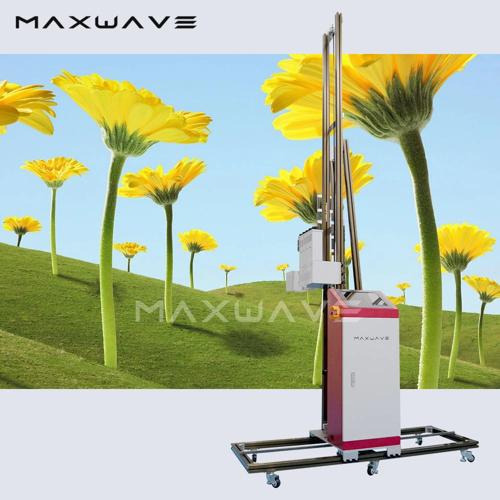 Chinese Wallpen Wall Printer Machine HK-S2 CMYK+W UV Vertical Wall Printing Machine