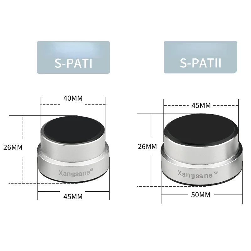 4Pcs/Set Aluminum Audio Feet Pad Hi-end Speaker Shock Absorber Foot Nail CD Amplifier Machine Mat
