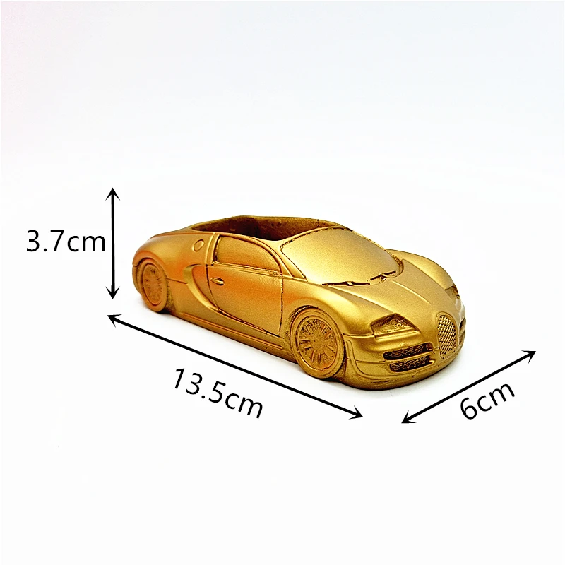 Silicone mold 3D sports car flower pot resin plaster candle concrete crystal epoxy mold DIY handmade