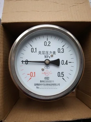 

Sandwich/Internal/evaporator pressure gauge for Shandong Xinhua Pulse Vacuum Sterilizer Zibo New Era -0.1~0.5