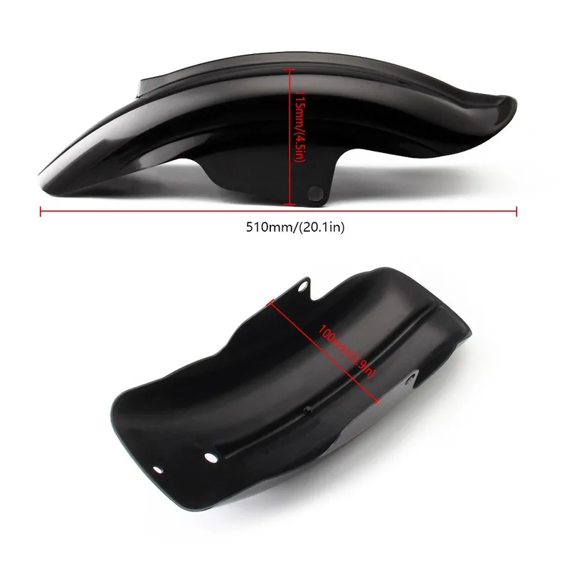 1Pc Motorcycle Racing Black Plastic Rear Mudguard Fender Accessory For Racer Harley Davidson 883 XL1200 Modification accessories