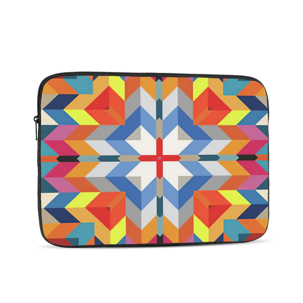 

Swiss Geometry Prints With Rectangles Squares And Triangles Pattern Computer Laptop Cover Case Laptop Sleeve Bag Portable Cover