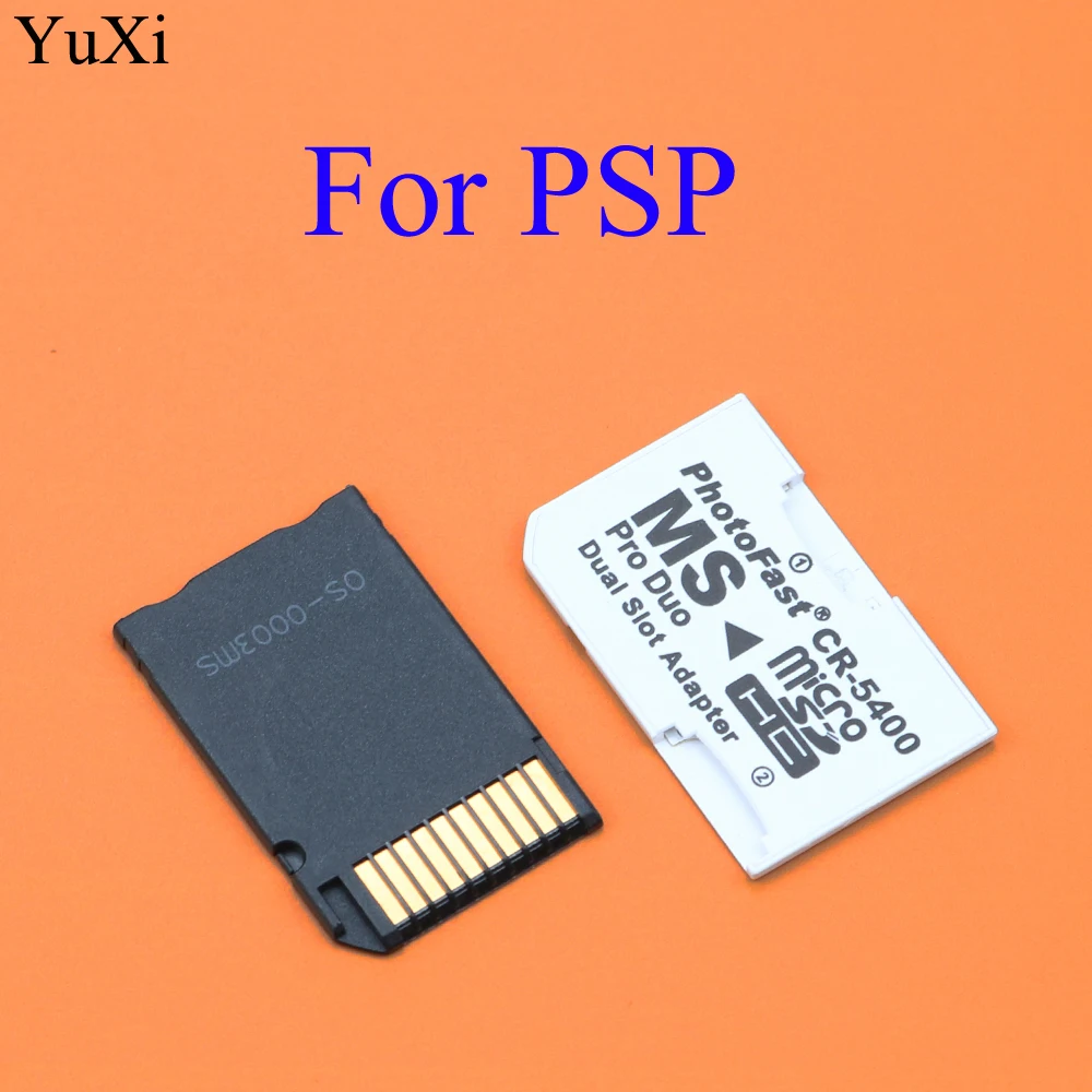 Single and Dual Support Memory Card Adapter Micro SD To Memory Stick Adapter For PSP Micro SD 1MB-128GB Memory Stick Pro Duo