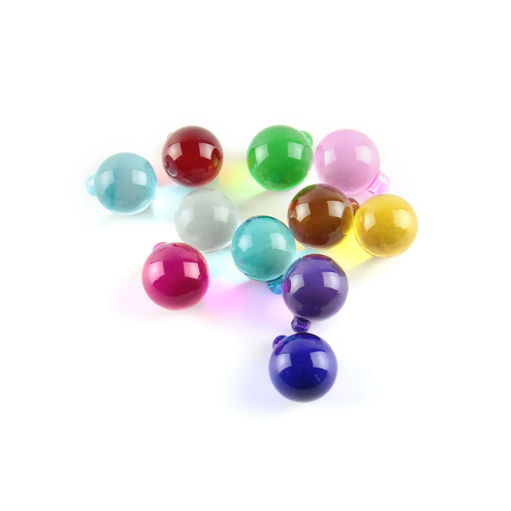 20mm/30mm 10 Pieces Crystal Hanging Balls Various Color Glass Smooth Ball Feng Shui Suspension For Curtains