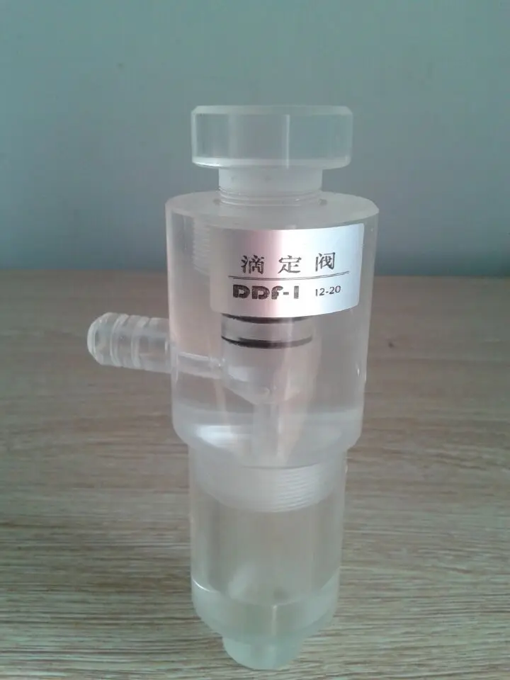 DDF Type Titration Valve Plexiglass Transparent Corrosion Resistant Flow Control Valve Chlorine Dioxide Generator Accessories