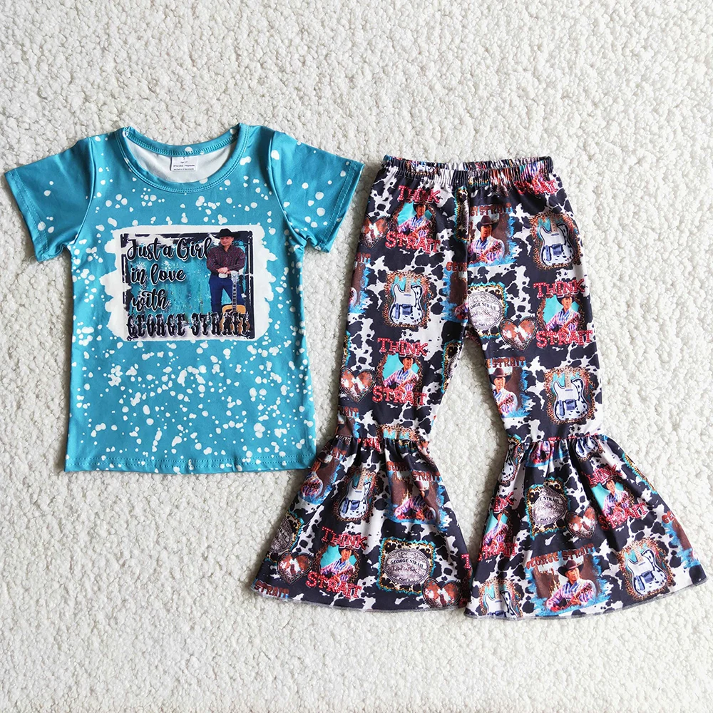 

Infant baby girl's clothing girl cute bells pants set outfits fall kids boutique clothes outfit wholesale girls clothing outfit