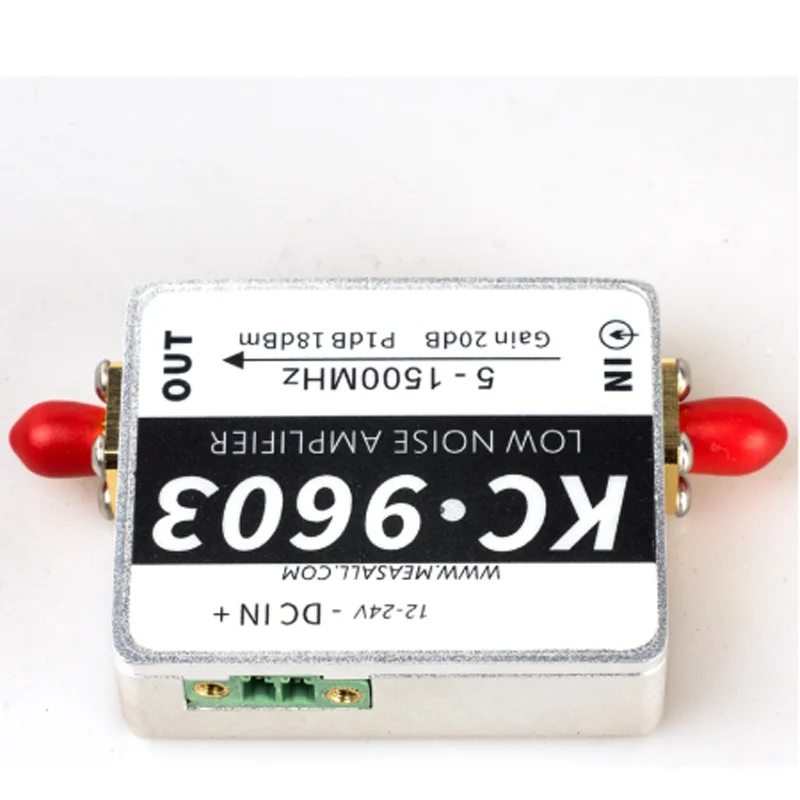 

KC 9603 5MHz-1.5GHz 20dB 2GHz Low Noise LNA RF Amplifier Module