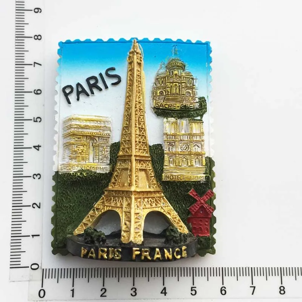 

BABELEMI France Paris World Fridge Magnets Famous Eiffel Tower Tourism souvenir Magnetic Refrigerator Sticker Gift