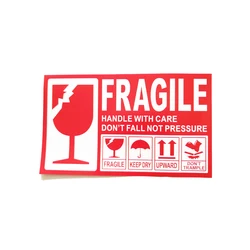 90x50mm Box Shipping Warning Label Fragile Products Sticker Handle With Care