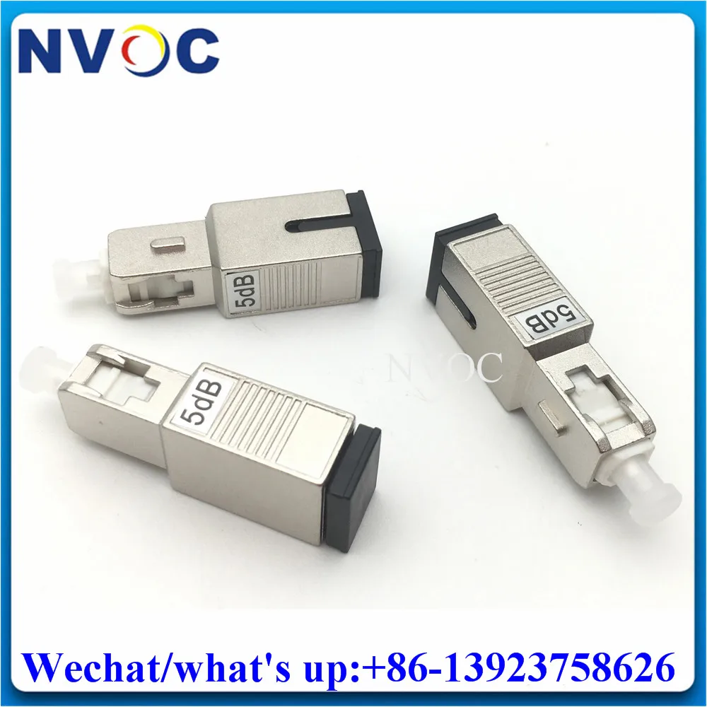 

5PCS/bag SC(Male)/UPC-SC(Female)/APC Singlemode Fiber Optical Attenuator SC/UPC-SC/APC 1dB 2dB 3dB 5dB 7dB 10dB 15dB 20dB