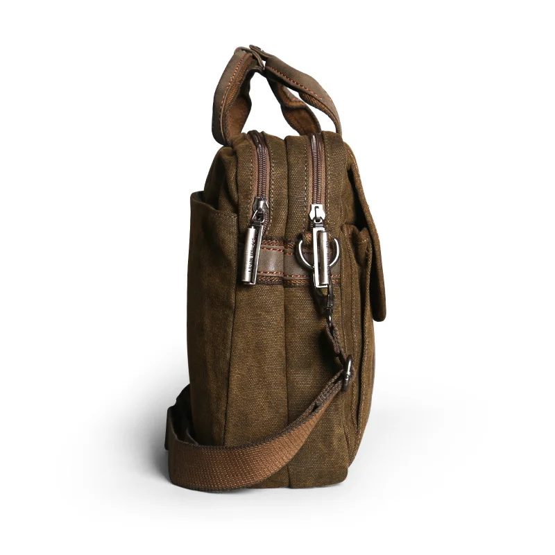 Imagem -04 - Ruil Maleta de Lona do Vintage Multifuncional Homens Mensageiro Bolsas Ombro Grande Lazer Bolsa Viagem Crossbody Bolsa