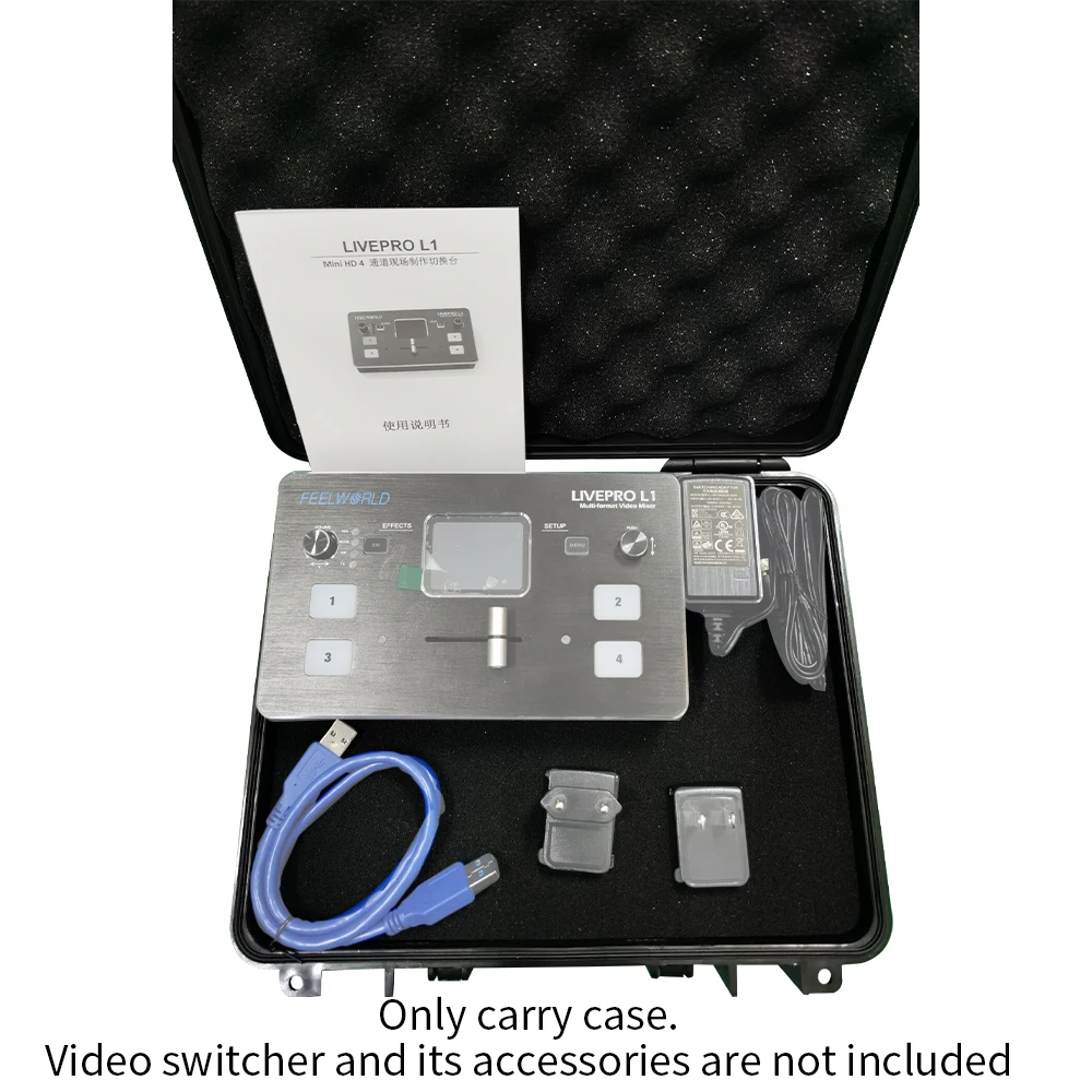 

Hard Carry Case for Feelworld LIVEPRO L1,LIVEPRO L1 V1 Handbag Box (Only case.Video switcher and its accessories not included)