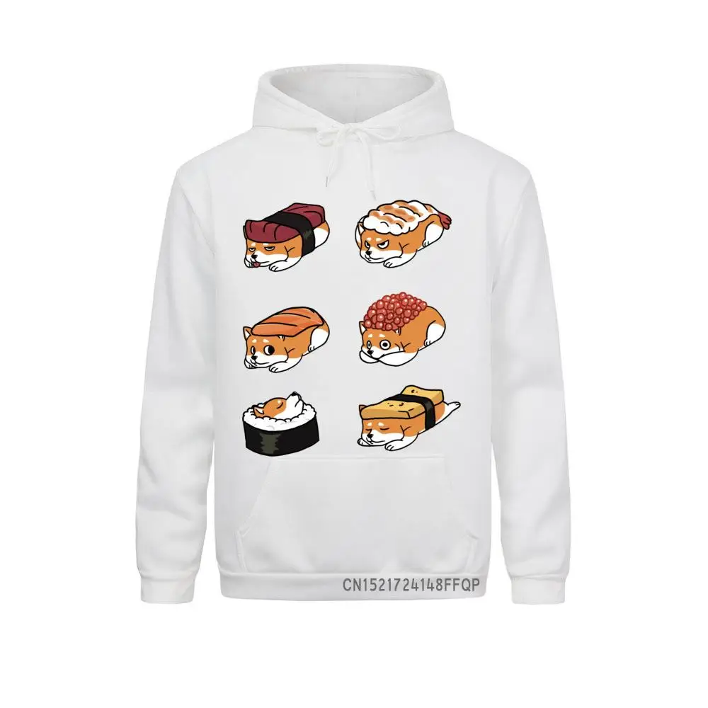 

Hip Hop Men Sweatshirt Shiba Inu Sushi Nigiri Long Sleeve Pullovers April FOOL DAY Hoody Cozy Coats Guys Hoodie Cute