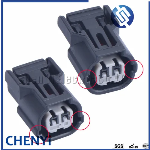 Conector de sensor de presión de entrada de 2 pines hembra impermeable serie HX040 enchufe 6188-0590 6189-0891 6189-0890 para Honda