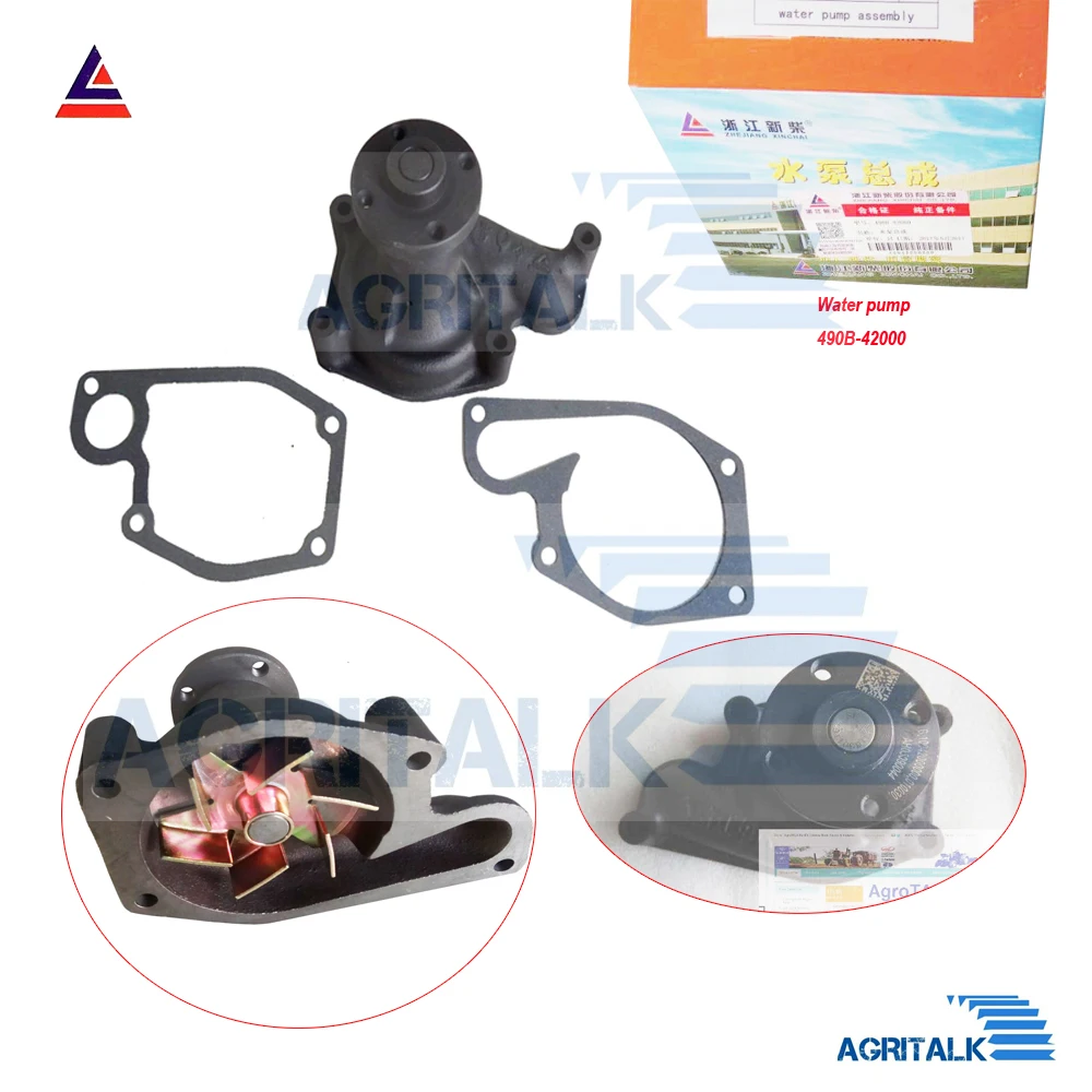 water pump with gasket for Xinchai 490BT, part number: 490B-42000