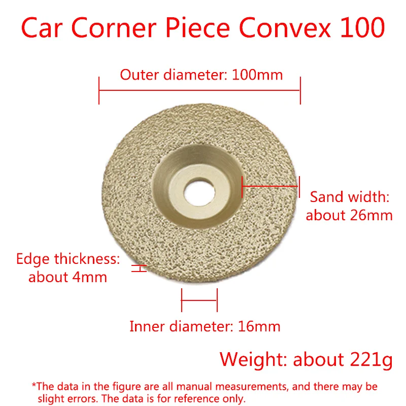 1pcs Grit 36 Diamond Cast Iron Cutting Grinding Disc 100-180mm Coarse Sand Blade Cast Iron Alloy Stone Auto Parts Grinding Wheel