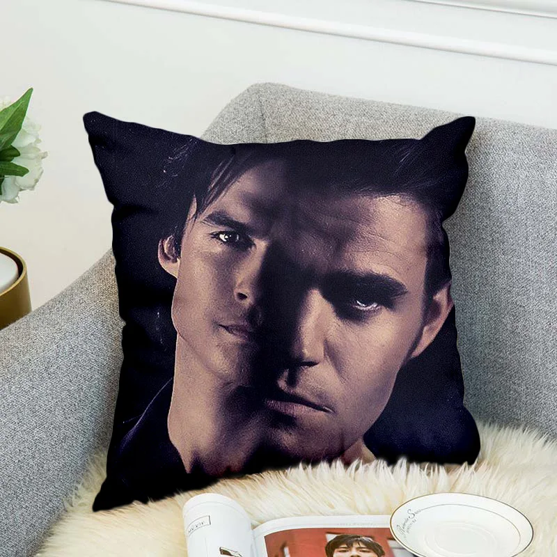 the Vampire Diaries Pillow Case Polyester Decorative Pillowcases Throw Pillow Cover style-1