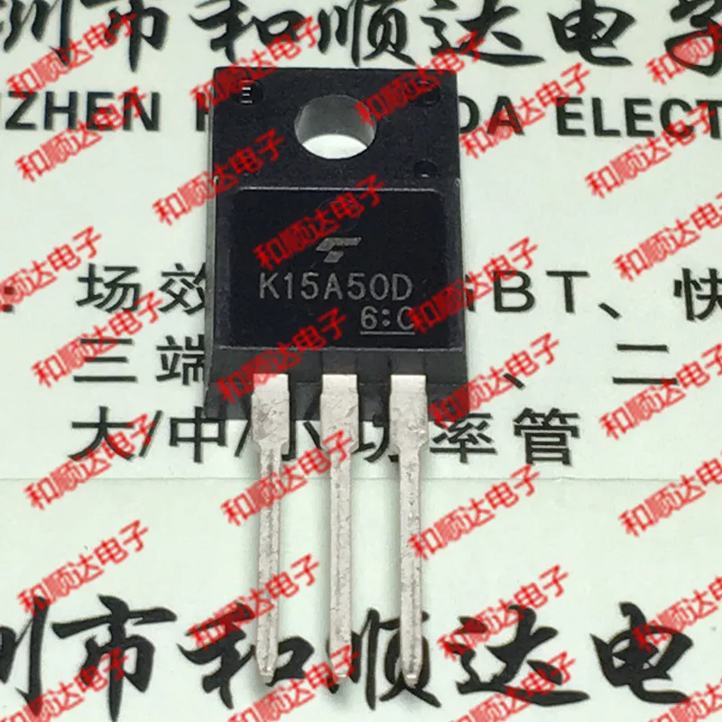 10PCS   K15A50D TK15A50D  TO-220F 500V 15A