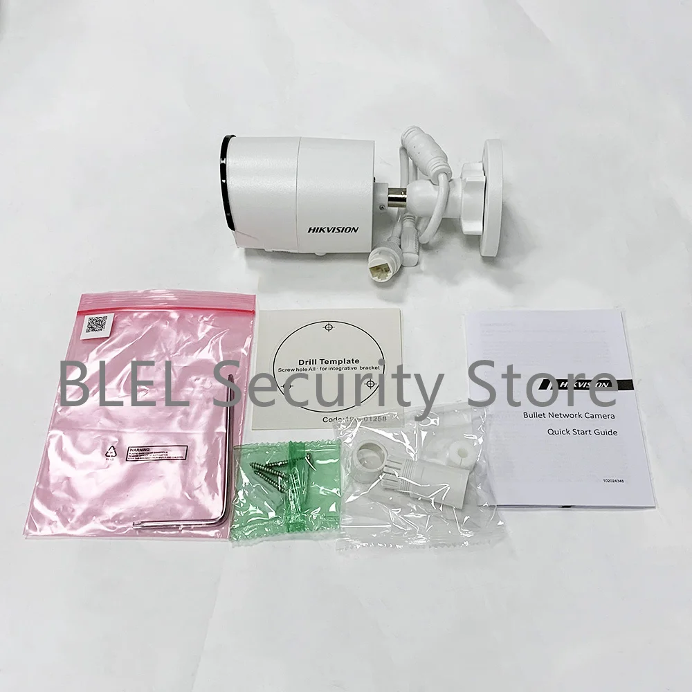 Imagem -03 - Hikvision-ir Wdr Câmera ip de Rede de Bala Fixa Ds2cd2043g2-i Ds-2cd2043g2-iu 4mp Poe Substituir Ds-2cd2043g0-i Original