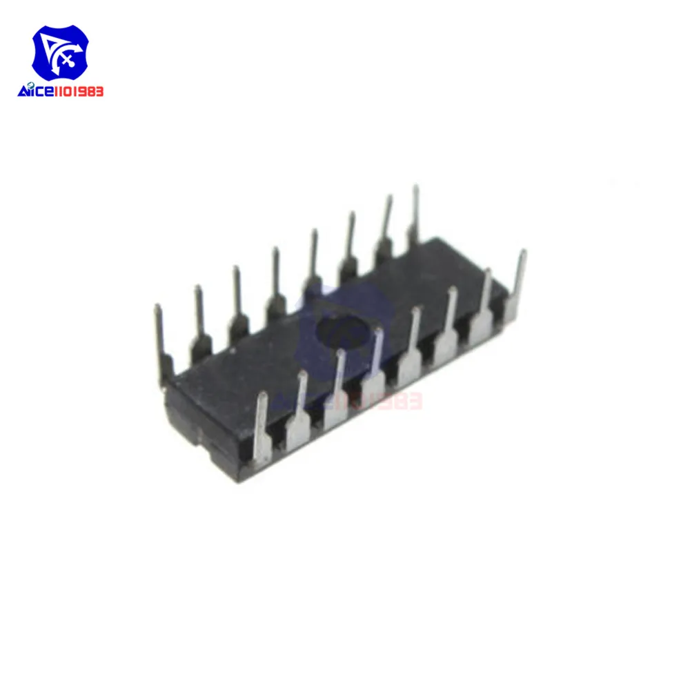 diymor 50PCS/Lot IC Chips SN74HC595N 74HC595 74HC595N HC595 DIP-16 8 Bit Shift Register Integrated Circuits