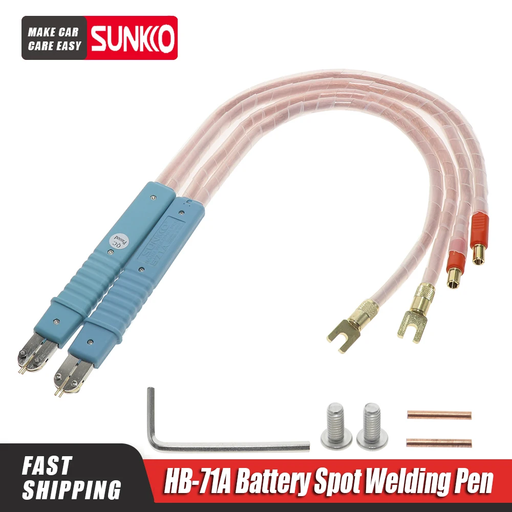 SUNKKO-HB-71A Bateria Spot Welding Pen, Bateria De Lítio, Caneta De Soldagem Profissional para 709A, Série 709AD