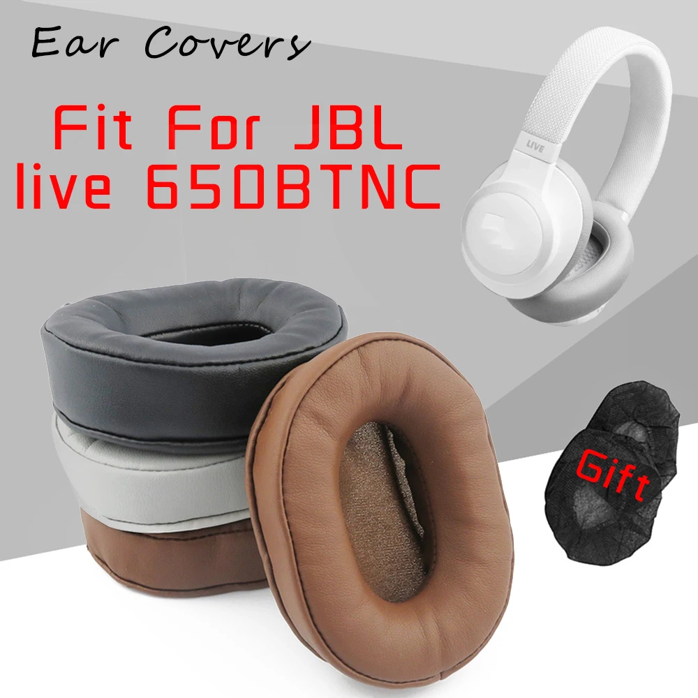 Ear Covers Ear Pads For JBL Live 650BTNC Headphone Replacement Earpads Ear-cushions