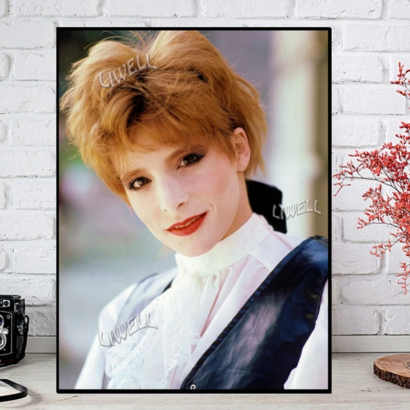Diy 5d Full Square Drills Diamond Painting France Singer Mylene Farmer Embroidery Cross Stitch Handmade Gift For Home Decor