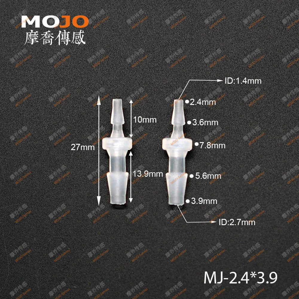 2025 ¡Envío gratis! (10 unids/lote) MJ-S2.4x3,9 junta recta de 2,4mm a 3,9mm conector de instalación de tubería