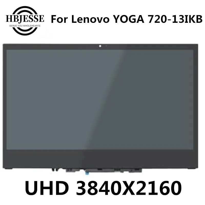 

13.3" for Lenovo Yoga 720-13 720-13IKB 5D10N24290 LCD panel Touch Screen Digitizer Assembly+Bezel frame fhd & 4k