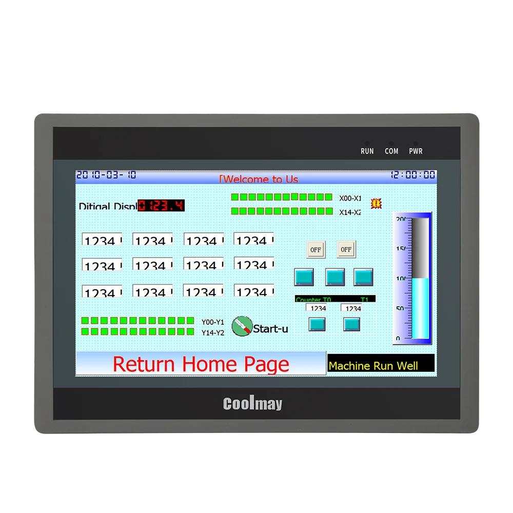 Imagem -02 - Hmi Plc Integrated Controller Valve Controle de Operação de Automação do Motor Alta Qualidade